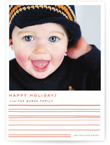 Horizon Lines Holiday Photo Cards