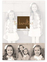 Frosted Pinecone Holiday Photo Cards