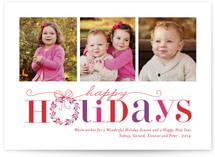 Red Holiday Holiday Photo Cards