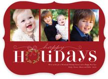Red Holiday Holiday Photo Cards