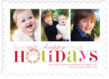 Red Holiday Holiday Photo Cards