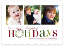 Red Holiday Holiday Photo Cards