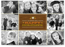Retro Holiday Collage Holiday Photo Cards