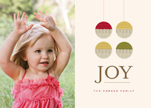 Organic Ornament Holiday Photo Cards, by kelli hall