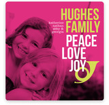 Peace, Love and Bop Holiday Photo Cards