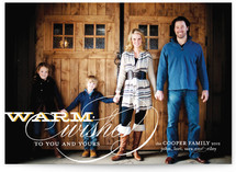 Warm Wishes Holiday Photo Cards