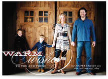 Warm Wishes Holiday Photo Cards