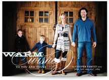 Warm Wishes Holiday Photo Cards