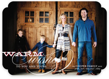 Warm Wishes Holiday Photo Cards