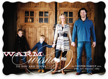 Warm Wishes Holiday Photo Cards