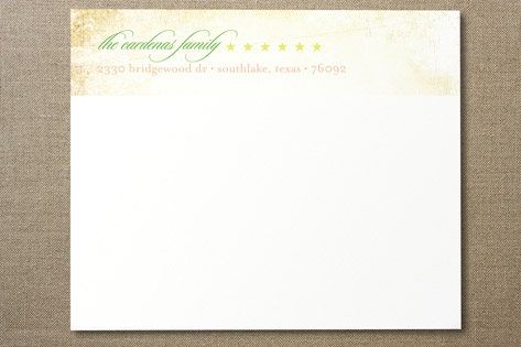 Gleauxs Candy Tree Holiday Photo Card Label