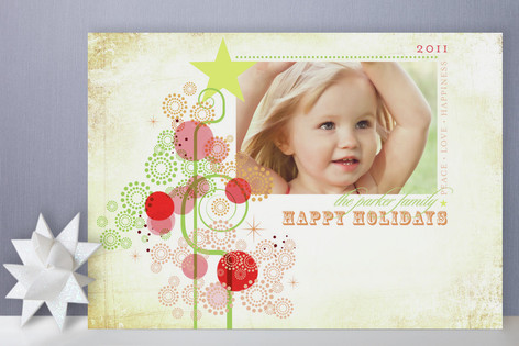 Candy Tree Holiday Photo Cards