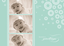 Snow Flurries Holiday Photo Cards, by kelli hall