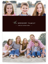 Winter Chic Holiday Photo Cards