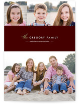Winter Chic Holiday Photo Cards