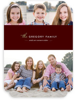 Winter Chic Holiday Photo Cards