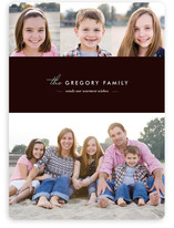 Winter Chic Holiday Photo Cards