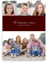 Winter Chic Holiday Photo Cards