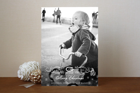 Vintage Holiday Holiday Photo Cards
