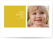 Modern Geometric Holiday Photo Cards
