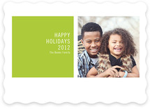 Modern Geometric Holiday Photo Cards