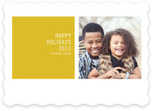 Modern Geometric Holiday Photo Cards