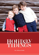 Bold Reflection Holiday Photo Cards, by kelli hall