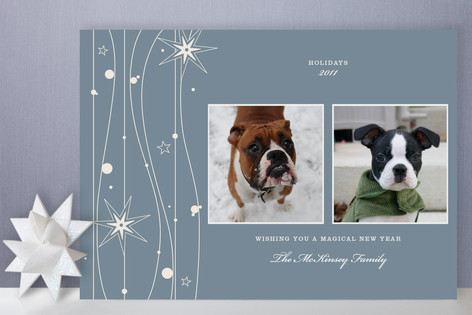Twilight Stars Holiday Photo Cards