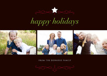 Sweet Star Holiday Photo Cards, by Sweet Paper Studio
