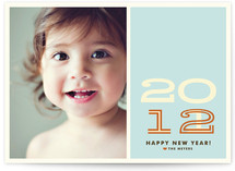 Hip New Year Holiday Photo Cards