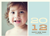 Hip New Year Holiday Photo Cards, by Annie Clark