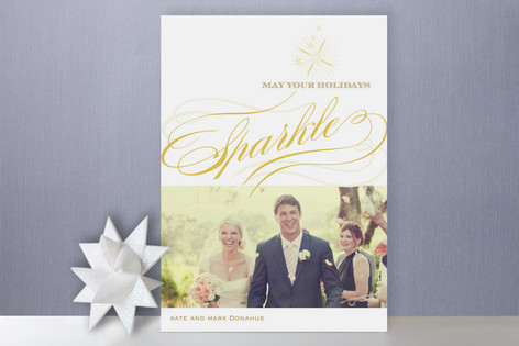 Sparkle Holiday Photo Cards