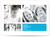 Modern Geometric Group Holiday Photo Cards