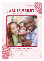 Merry and Bright Holiday Photo Cards, by SunnyJuly