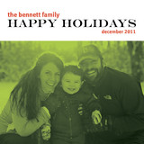 Cool Bop Holiday Photo Cards, by Alex Elko Design