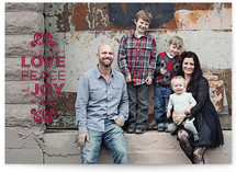 Love, Peace & Joy Holiday Photo Cards