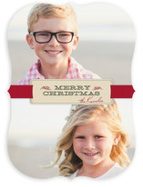 Christmas Ribbon Holiday Photo Cards