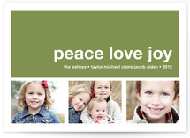 Modern Joy Holiday Photo Cards