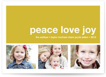 Modern Joy Holiday Photo Cards