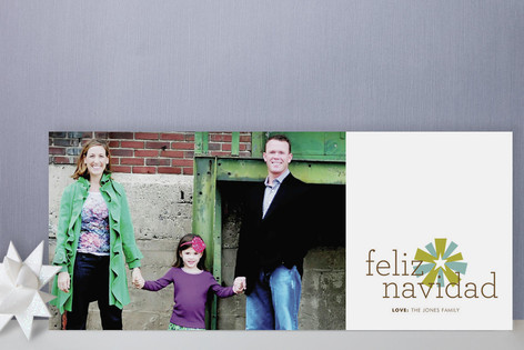 Modern Navidad Holiday Photo Cards