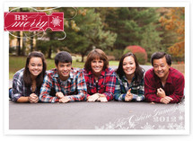 Be Merry Holiday Photo Cards