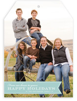 Red Ribbon Happiness Holiday Photo Cards