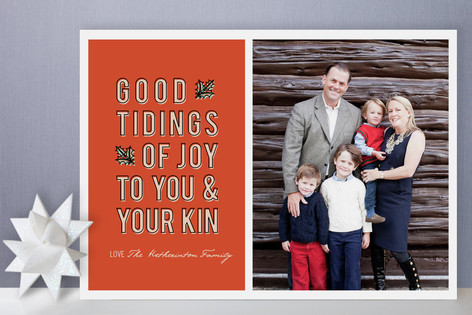 Good Tidings Holiday Photo Cards