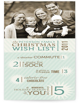 Our Christmas Wishlist Holiday Photo Cards