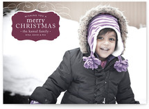 Vintage Label Holiday Photo Cards