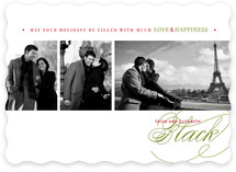 Love & Happiness Holiday Photo Cards