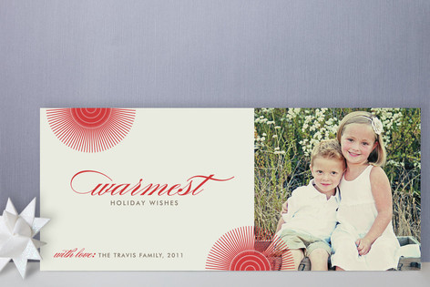 Sunburst Holiday Holiday Photo Cards