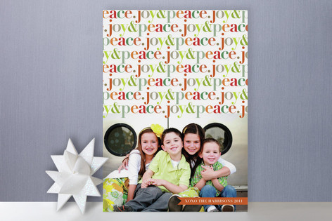 Peppy Joy Holiday Photo Cards