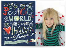 Love and Peace Eternal Holiday Photo Cards