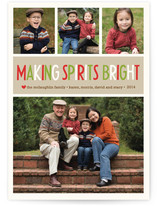 Making Spirits Bright Holiday Photo Cards